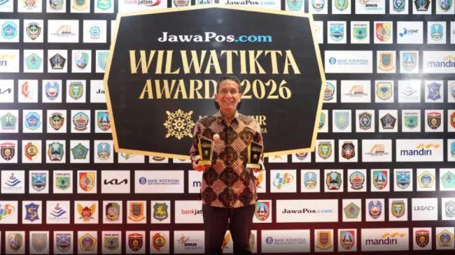 Borong Dua Penghargaan Wilwatikta Awards 2026, Pemkab Bojonegoro Diakui Capaian Ekonomi dan Pangan