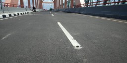 Belum Diresmikan, Belasan Paku Jalan di Jembatan Sembayat Dicuri