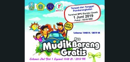Mudik Gratis Tahun 2019 di Gresik Siap Diberangkatkan Besok
