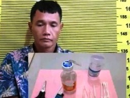 Diringkus Polisi Usai Nyedot Sabu-sabu di Kamar Kos