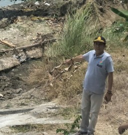 Air Mengering, Tanggul Bengawan Solo Ambles