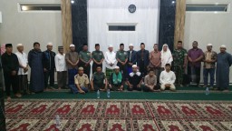 Wujudkan Sinergitas dan Ukuwah, Koramil Sawahan ajak Muspika dan Masyarakat Shalat Tahajud Bersama.