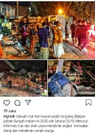 Di Bungah Gresik, Dump Truk Seruduk Empat Rumah