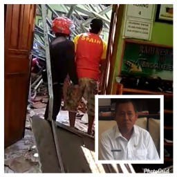 Sekda Akan Panggil Kadispendik, Penyebab Ambruknya Atap Kelas di SDN Gentong Harus Diusut