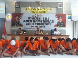 Selama 2019 ada 1.248 Kasus Kriminal di Gresik