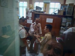 Kasus Ruang Kelas Ambruk, Polda Jatim Geledah Kantor Dispendik Kota Pasuruan