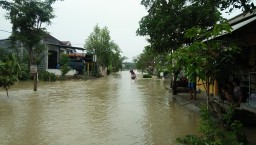 Tahun Baru 2020, Gresik Selatan Disambut Banjir Kali Lamong