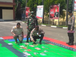 Antisipasi Banjir dan Kerusuhan, Polisi Gelar Simulasi Pengamanan Pilkades Serentak