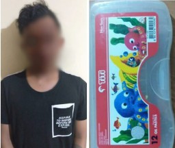 Akui Sering Dugem, Seorang Pelajar Tertangkap Simpan Inex di Kotak Krayon