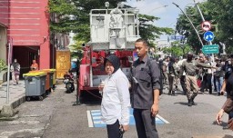 Gedung MPP Siola Terbakar Pengunjung Semburat