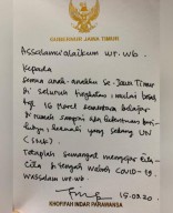 Khofifah Liburkan Sekolah di Seluruh Jawa Timur