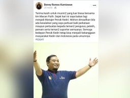 Didemo, Manajer Persik Kediri Mengundurkan Diri