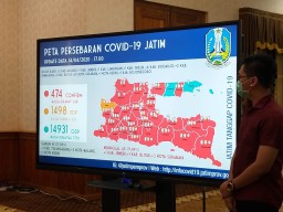 Selasa 14 April Positif Corona di Jatim 474 Orang