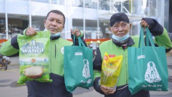 Pebisnis Ritel Bantu Ojol Melalui Program CSR