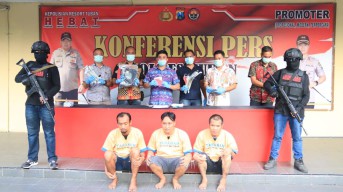 Tiga Pencuri Baju Ditembak Buser Polres Tuban