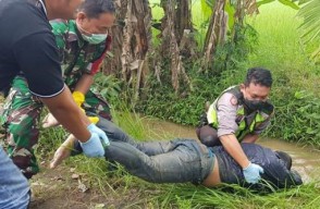 Satroni Rumah Warga  Taman, Maling Ini Tewas Babak Belur