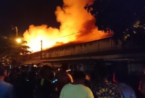 Pasar Lodoyo Blitar Terbakar Jumat Malam