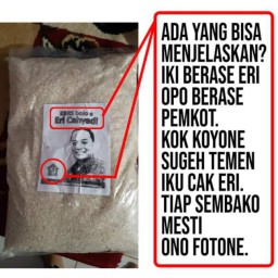 Di Surabaya Viral Bantuan Beras Ada Gambar Bakal Calon Walikota