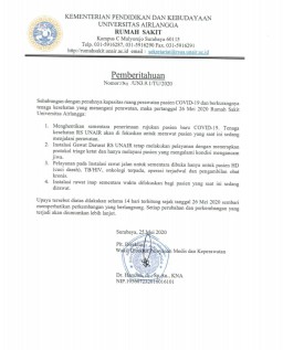 RS Unair Surabaya Bantah Tutup Layanan Lab dan Penerimaan Pasien