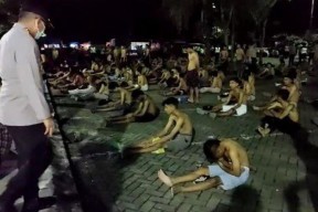 Puluhan Pembalap Liar di Malang Diamankan