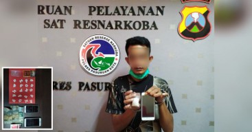 Pengedar Pil Koplo Dibekuk Polres Pasuruan