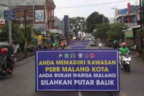 Pemkot Malang Kemungkinan Tak Perpanjang PSBB