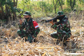Danlanud Muljono Buka Latihan Pertahanan Pangkalan