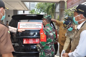 Tekan Sebaran Covid, Bupati Launching Mobil Penegakkan Disiplin Protokol Kesehatan