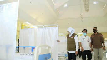 Pasien Covid-19 Sembuh di RS Lapangan Surabaya Bertambah