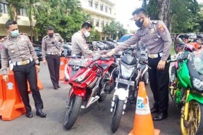 Ditlantas Polda Jatim Amankan 302 Motor Pebalap Liar