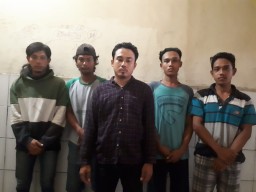 Enak-enak Mancing, Komplotan Maling Kabel di Gresik Dijemput Polisi