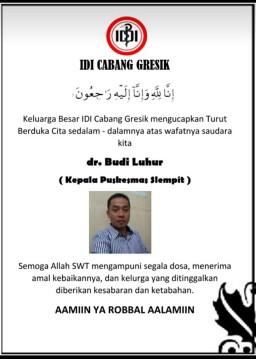 Terpapar Covid-19, Kepala Puskesmas Slempit Meninggal Dunia