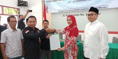 Pasangan Faida-Vian, Optimis Berkas Jalur Perseorangan Sesuai Syarat