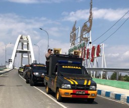 Tegakan Disiplin Protokol Covid-19, Polres Dan Kodim Bojonegoro Gelar Patroli Besar-Besaran