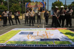 Pengesahan Warga PSHT Bojonegoro Digelar 3 Gelombang, 28 Titik Dijaga Ketat Polisi-TNI