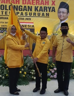 Musda Golkar Pasuruan Berakhir, Rias Yudikari Drastika Jadi Ketua DPD Secara Aklamasi