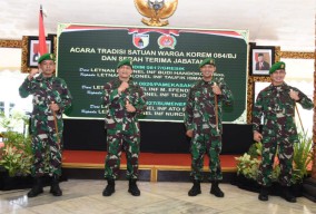 Danrem 084 Bhaskara Jaya Pimpin Sertijab Tiga Komandan Kodim
