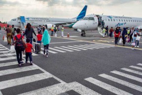 Agustus, Trafic Penumpang Pesawat di Bandara Angkasa Pura I Naik