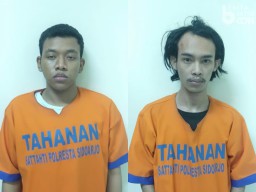 Dua Pengguna Sabu Waru Sidoarjo  Disergap Polisi