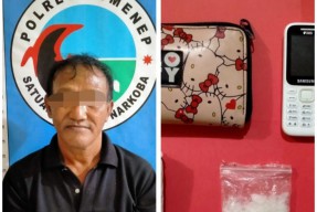 Pria jebolan Sekolah Dasar Edarkan Sabu di Sumenep