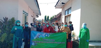 Bupati Pasuruan Irsyad Umumkan Sudah Ada 620 Warganya Yang Sembuh Covid.