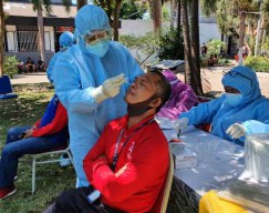 Ratusan Petugas dan Warga Binaan Lapas Porong Jalani Tes Swab