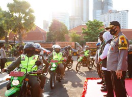 Tegakkan Prokes Covid-19, Khofifah Lepas 178 Pemburu