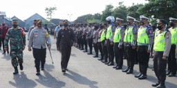 Pengesahan Warga Baru PSHT Tulungagung, Ribuan Aparat Gabungan Siaga