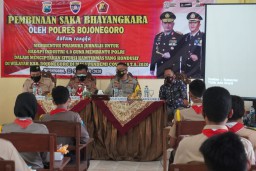 Saka Bhayangkara Bojonegoro Dilatih Jadi Jurnalis Profesional