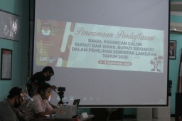 Gara-gara Cawabup Postif Covid, 30 Staf KPUD Sidoarjo akan Di Swab