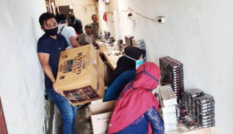 Bea Cukai Malang Sita 31.284 Batang Rokok Ilegal di Kecamatan Gondanglegi