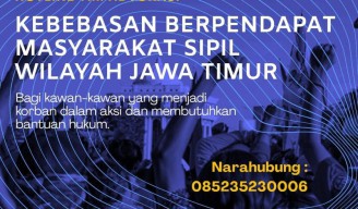 LBH dan KontraS Surabaya Bentuk Tim Advokasi Demonstran Tolak Omnibus Law