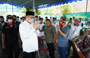 Barikade Gus Dur  Sidoarjo Ikrar Menangkan Paslon Nomor 3 Kelana Aprilianto - Dwi Astutik