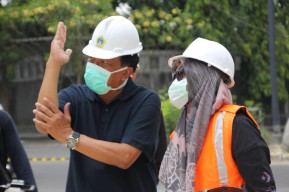 Underpass Jalan Wahidin Gresik Mulai Dicor, Bupati Sambari Pastikan Sebelum Tahun Baru Sudah Tuntas